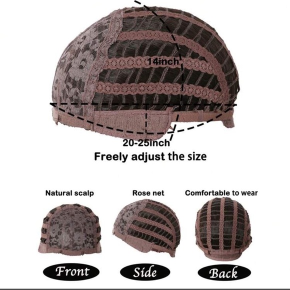 16 Inch ombre Brown To Honey Blonde wave Short Wig for Daily Use Natural… - Picture 7 of 10